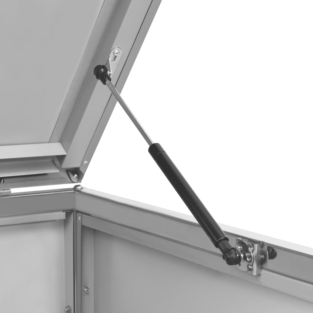 Copribidone per Spazzatura Singolo 69x77,5x115cm Acciaio Inox