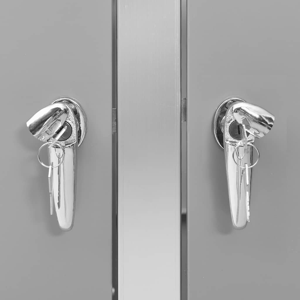 Copribidone per Spazzatura Singolo 69x77,5x115cm Acciaio Inox