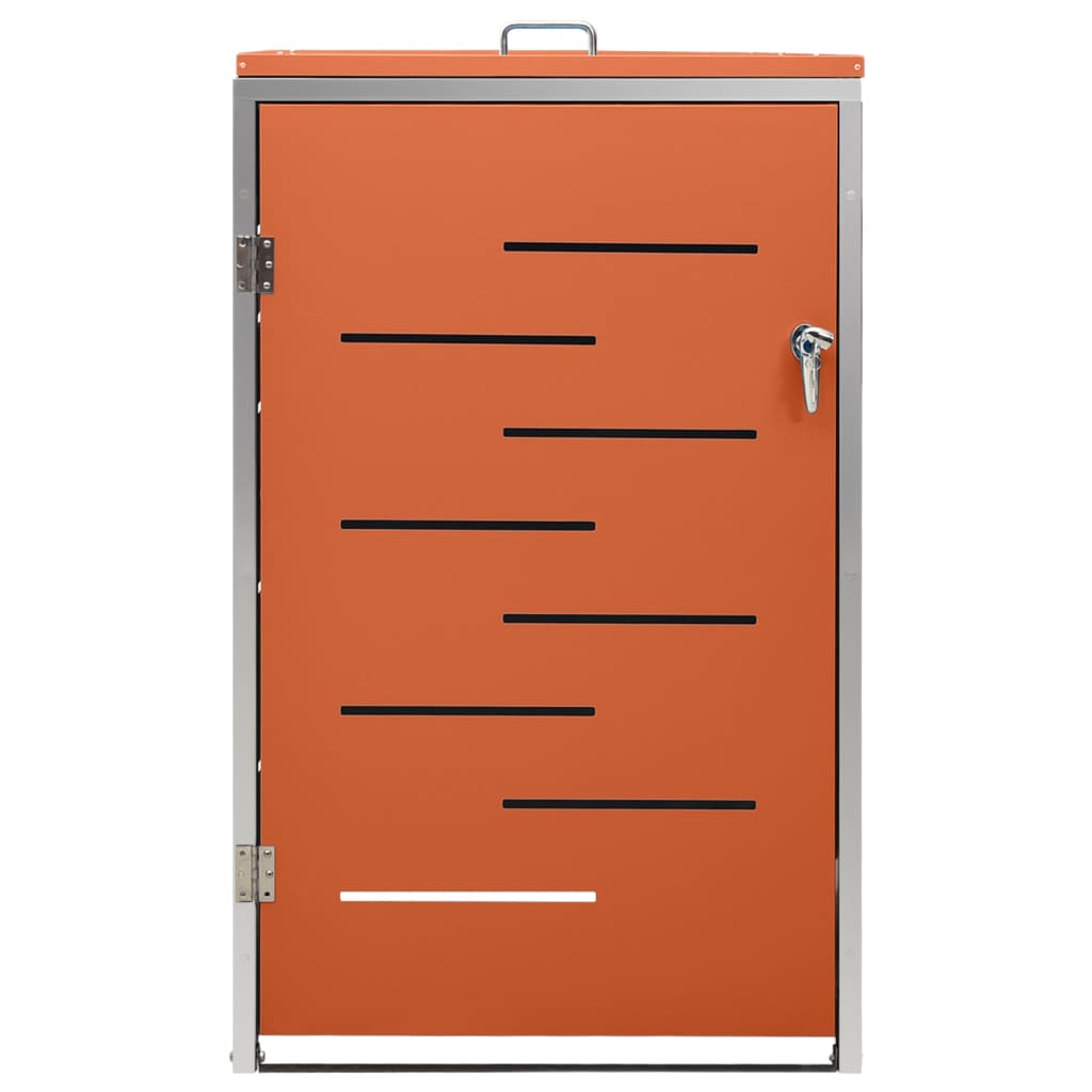 Copribidone per Spazzatura Singolo 69x77,5x115cm Acciaio Inox