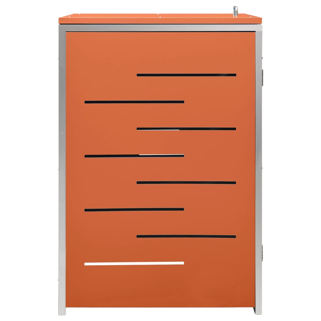 Copribidone per Spazzatura Singolo 69x77,5x115cm Acciaio Inox
