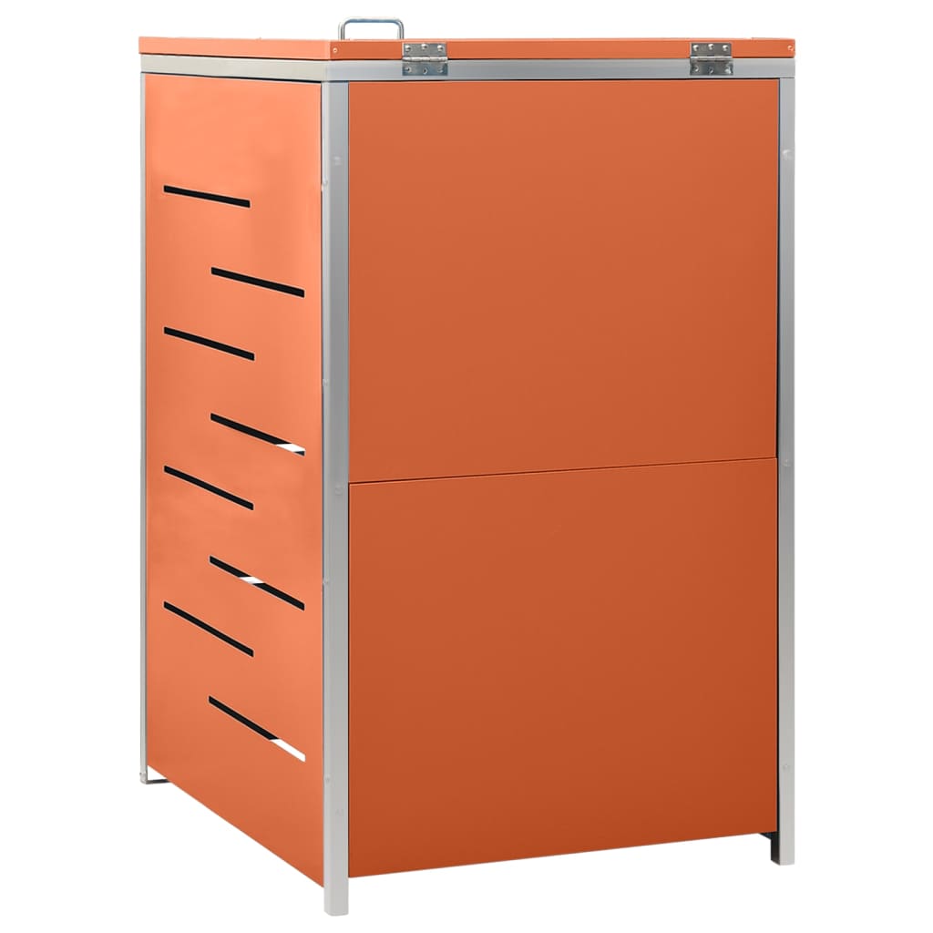 Copribidone per Spazzatura Singolo 69x77,5x115cm Acciaio Inox
