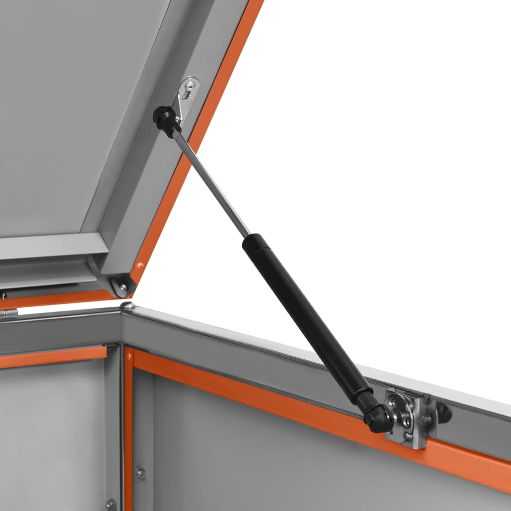 Copribidone per Spazzatura Singolo 69x77,5x115cm Acciaio Inox