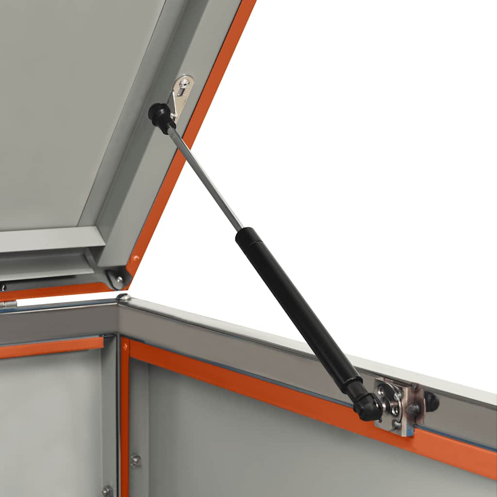 Copribidone per Spazzatura Singolo 69x77,5x115cm Acciaio Inox