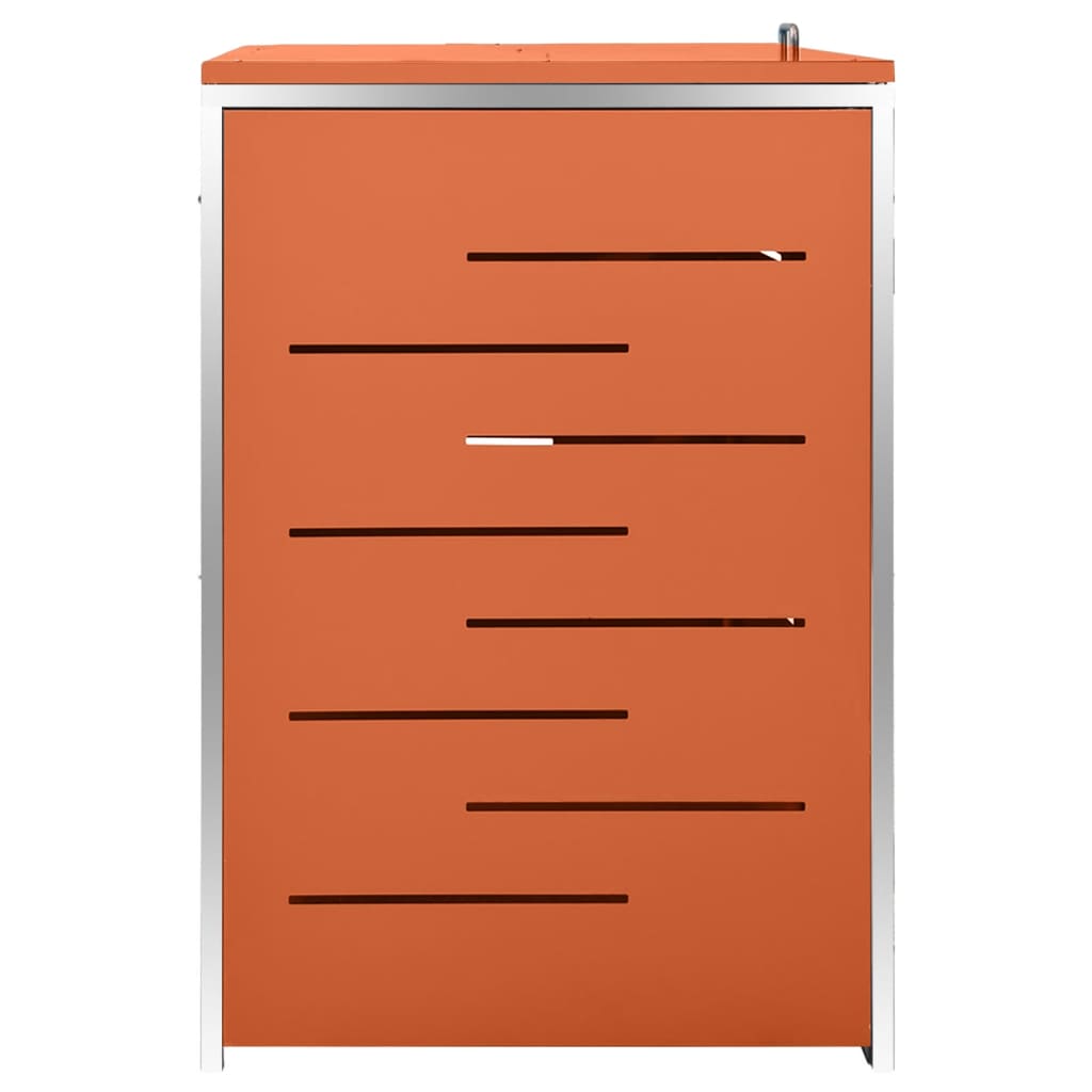 Copribidone per Spazzatura Singolo 69x77,5x115cm Acciaio Inox