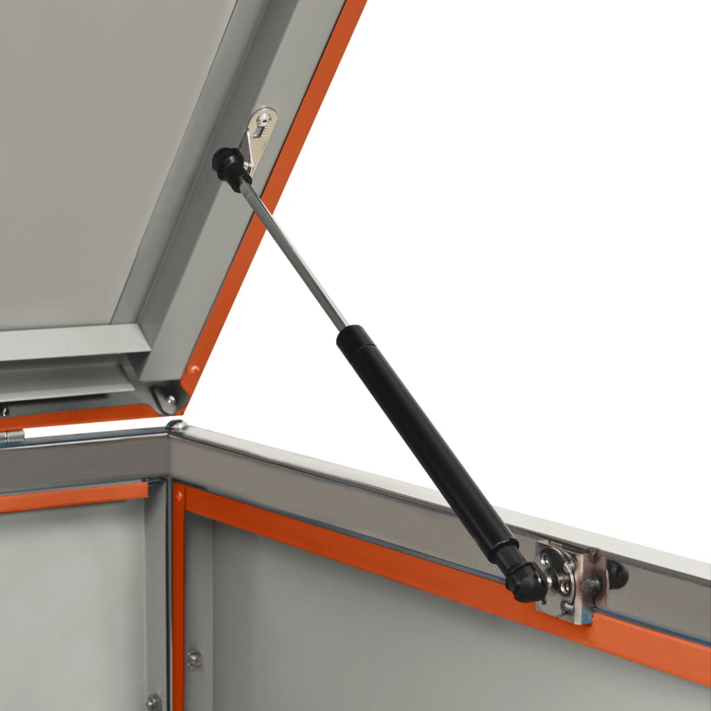 Copribidone per Spazzatura Singolo 69x77,5x115cm Acciaio Inox