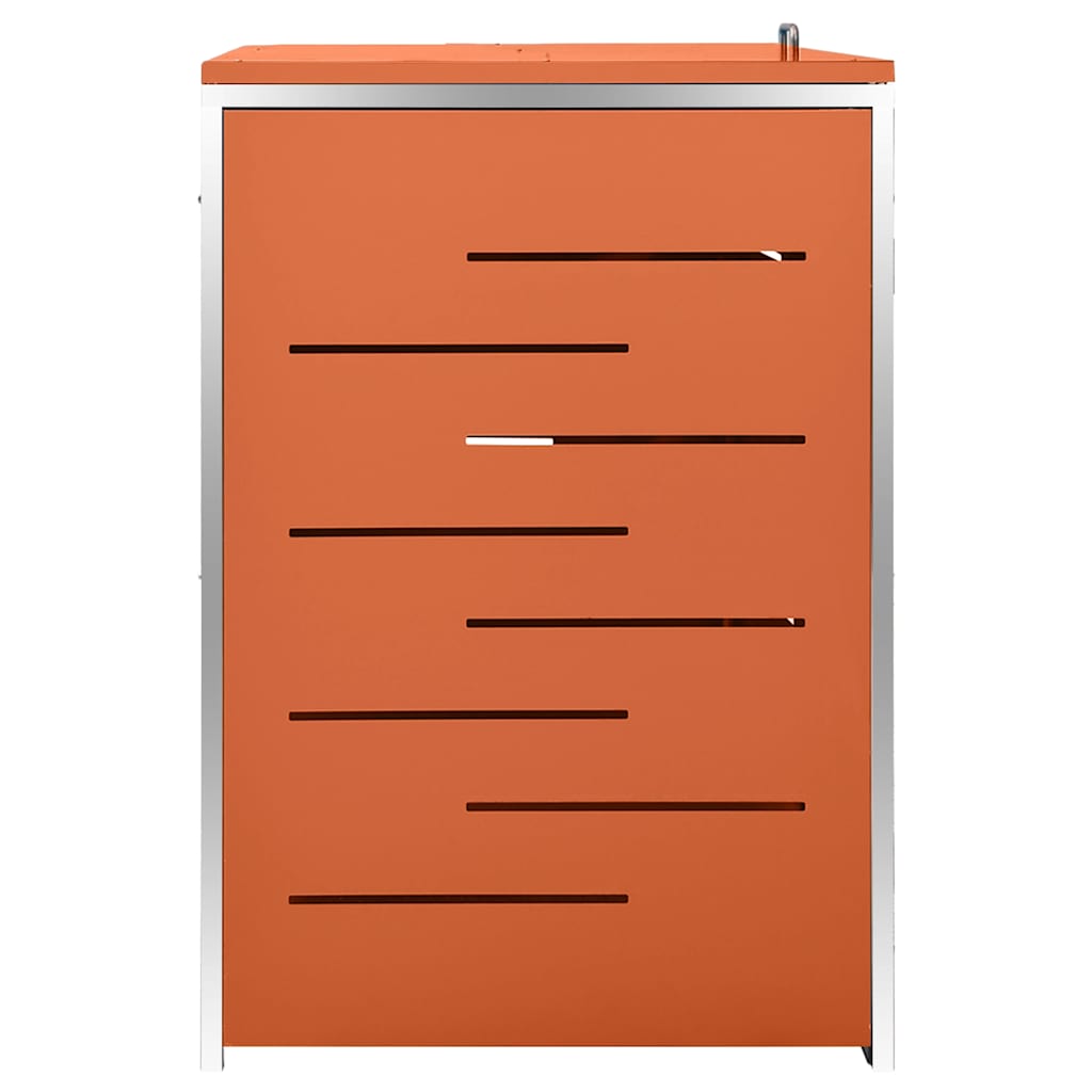 Copribidone per Spazzatura Singolo 69x77,5x115cm Acciaio Inox
