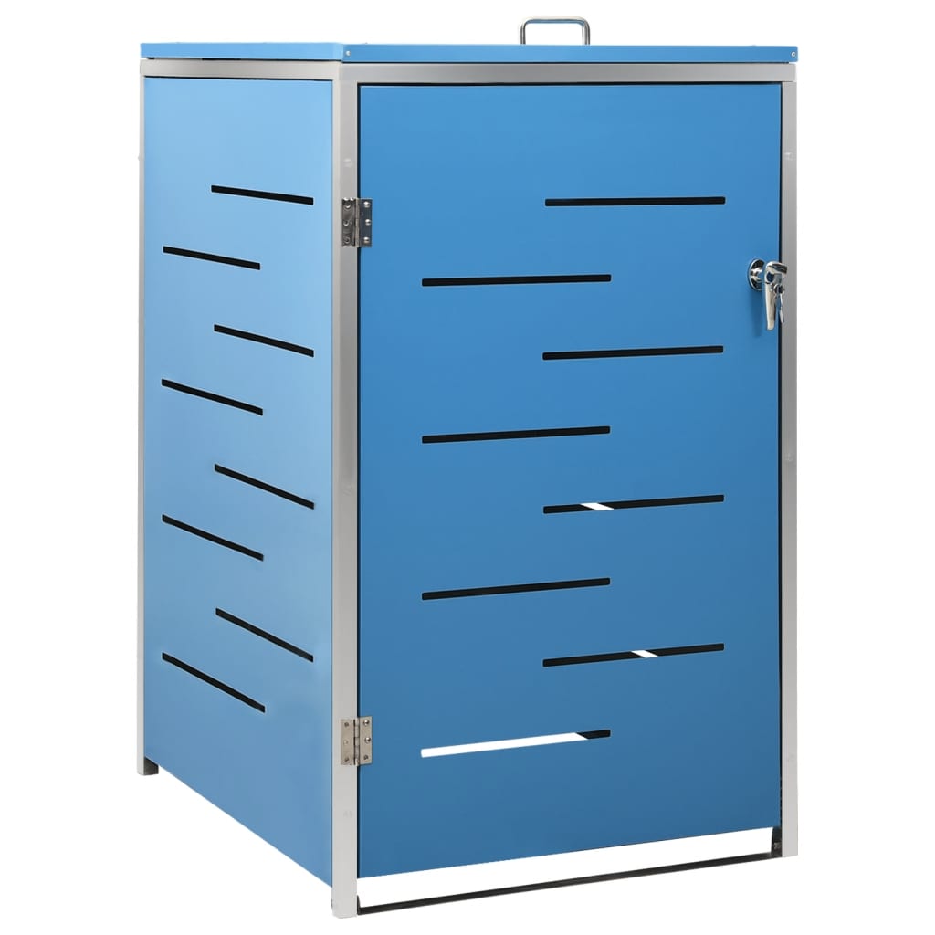 Copribidone per Spazzatura Singolo 69x77,5x115cm Acciaio Inox