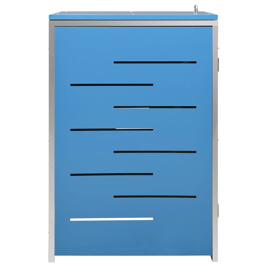 Copribidone per Spazzatura Singolo 69x77,5x115cm Acciaio Inox