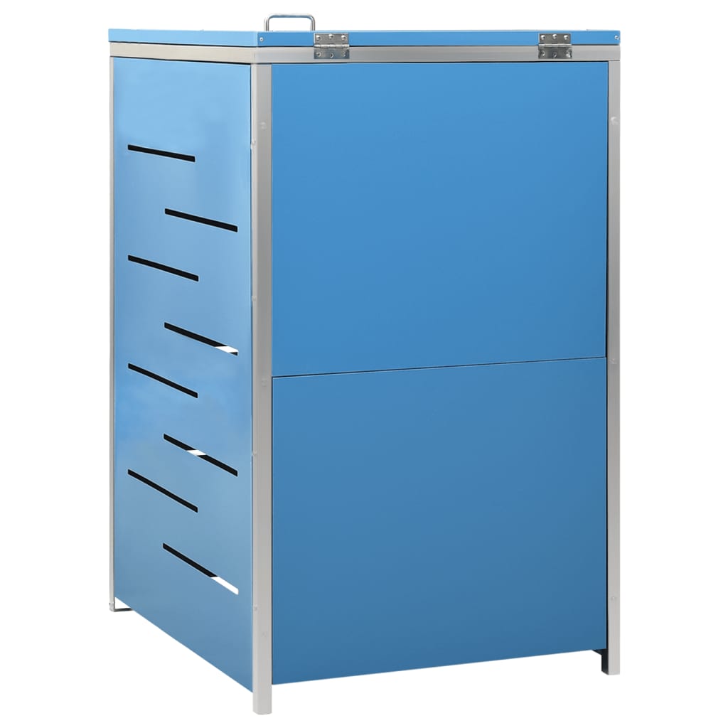 Copribidone per Spazzatura Singolo 69x77,5x115cm Acciaio Inox