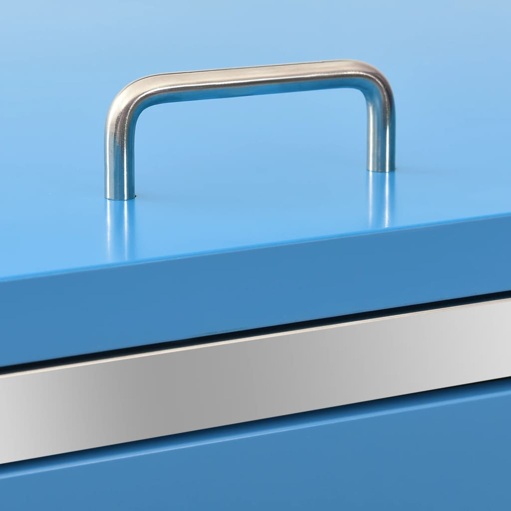 Copribidone per Spazzatura Singolo 69x77,5x115cm Acciaio Inox