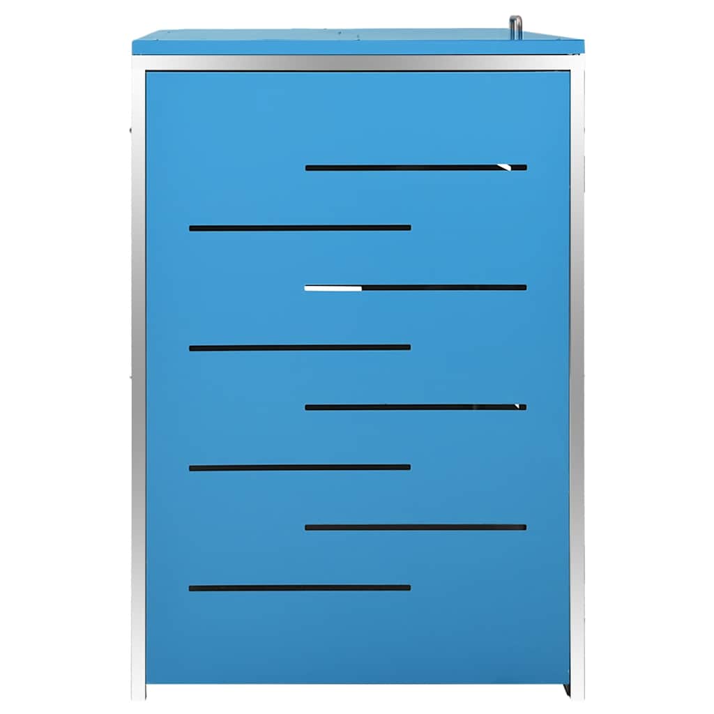 Copribidone per Spazzatura Singolo 69x77,5x115cm Acciaio Inox