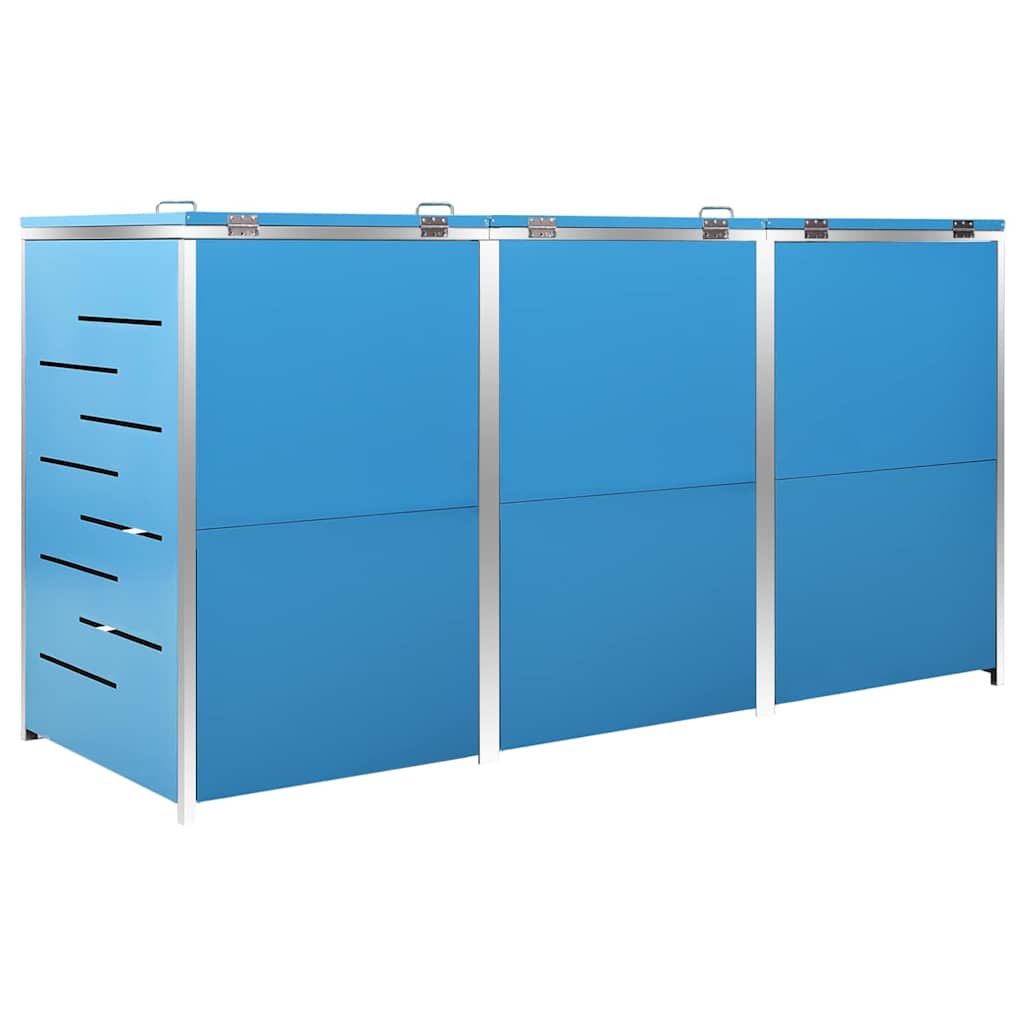 Copribidone per Spazzatura Singolo 69x77,5x115cm Acciaio Inox