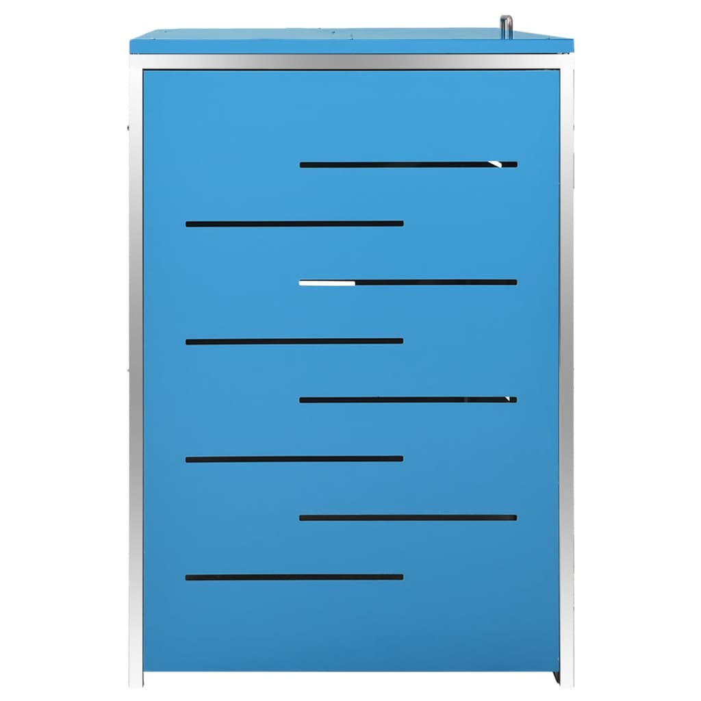 Copribidone per Spazzatura Singolo 69x77,5x115cm Acciaio Inox
