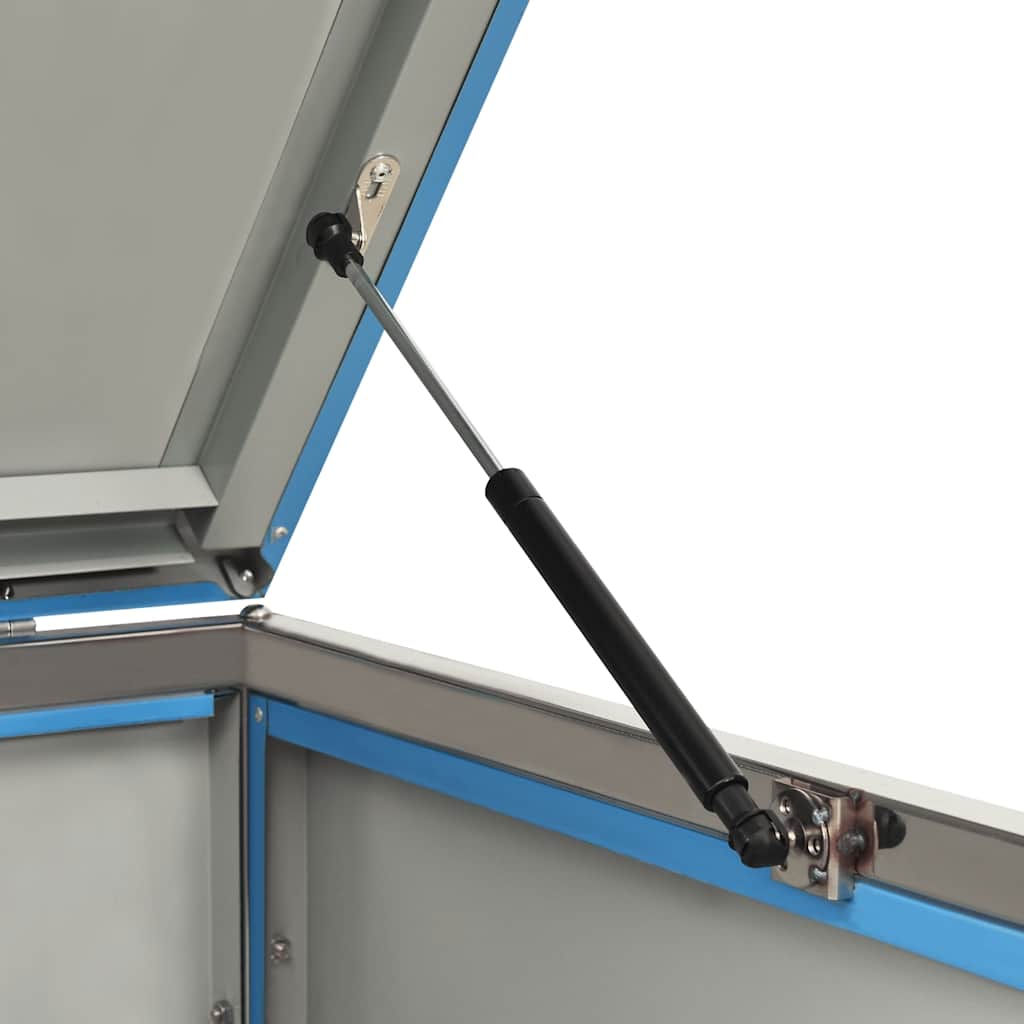 Copribidone per Spazzatura Singolo 69x77,5x115cm Acciaio Inox