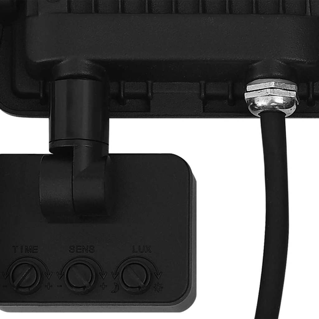 Faretto a LED con Sensore 20 W Bianco Caldo
