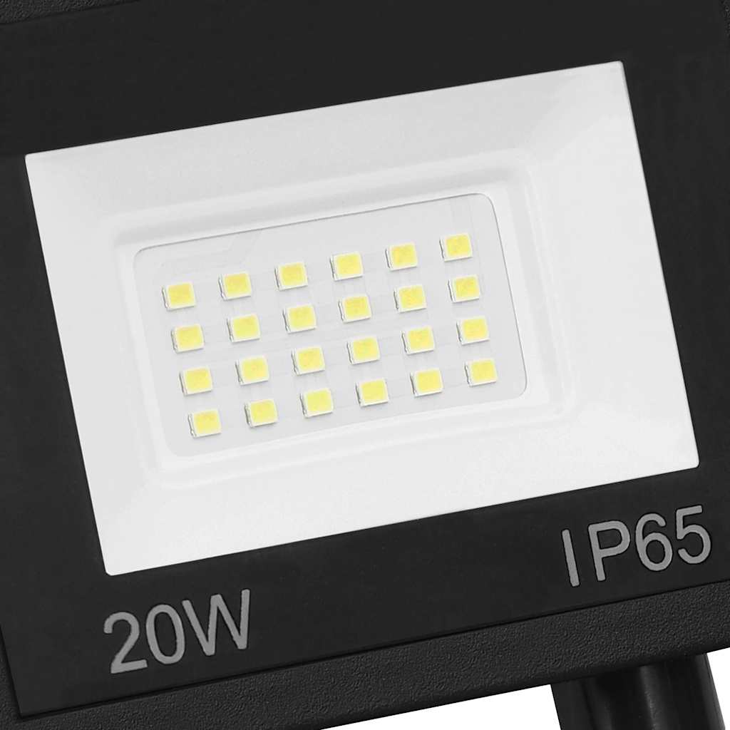 Faretto a LED con Sensore 20 W Bianco Caldo