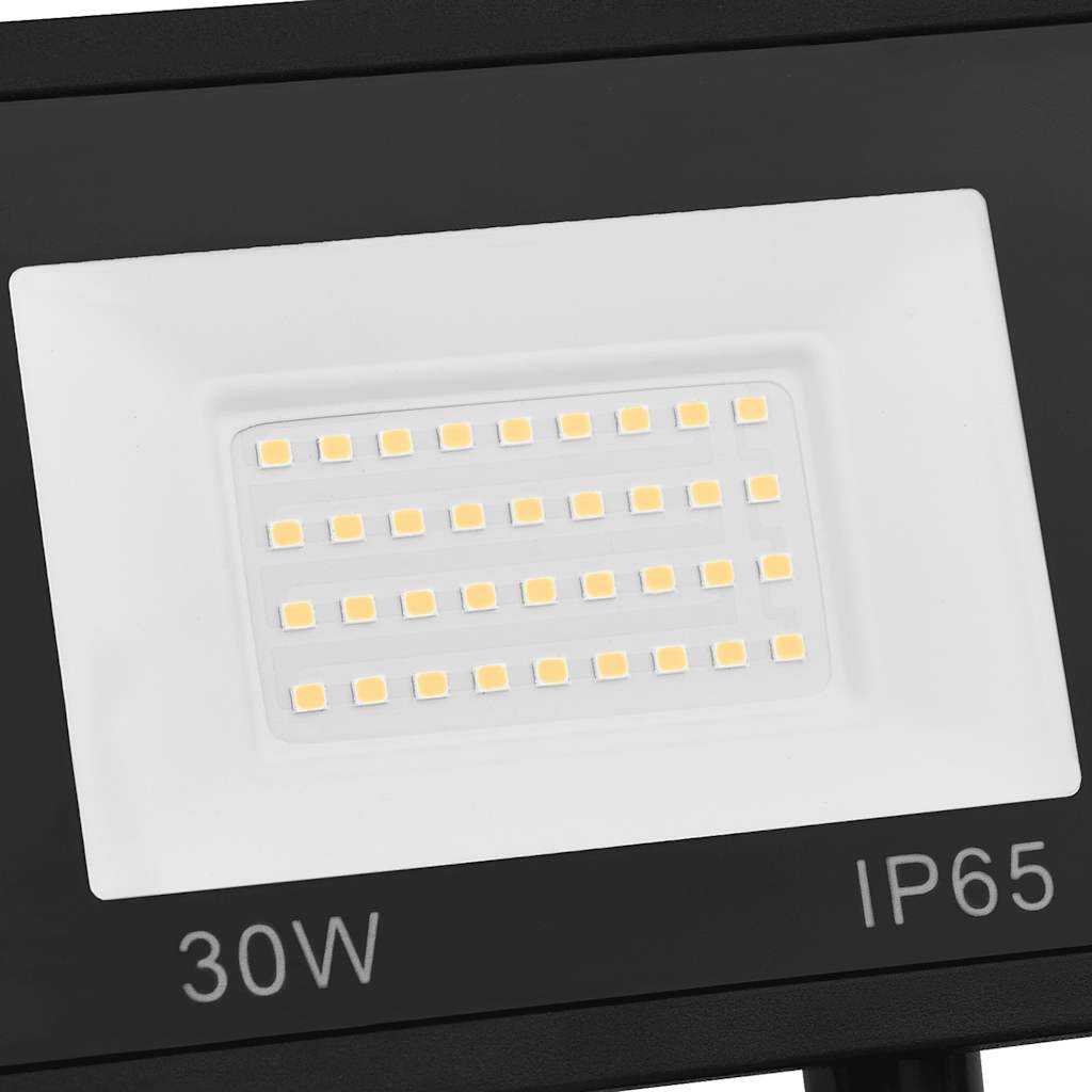 Faretto a LED con Sensore 30 W Bianco Caldo
