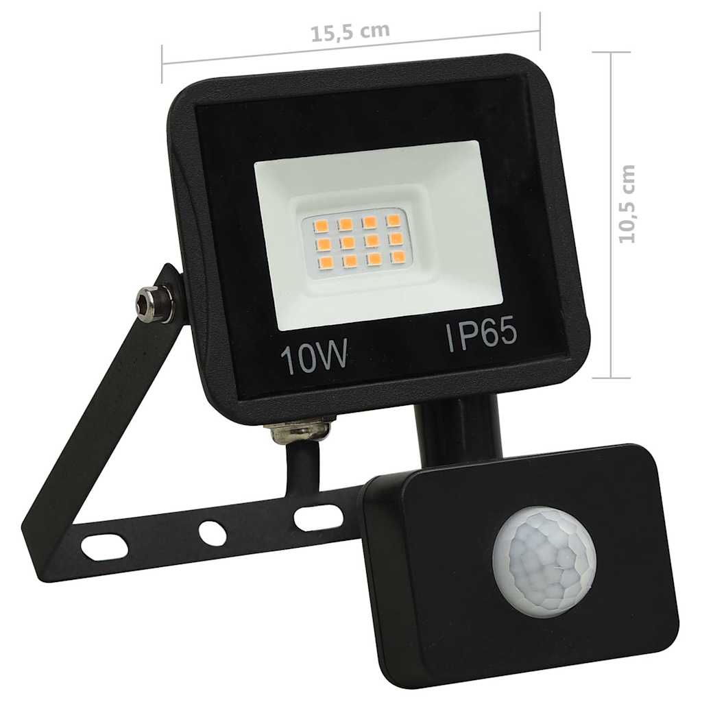 Faretto a LED con Sensore 10 W Bianco Freddo