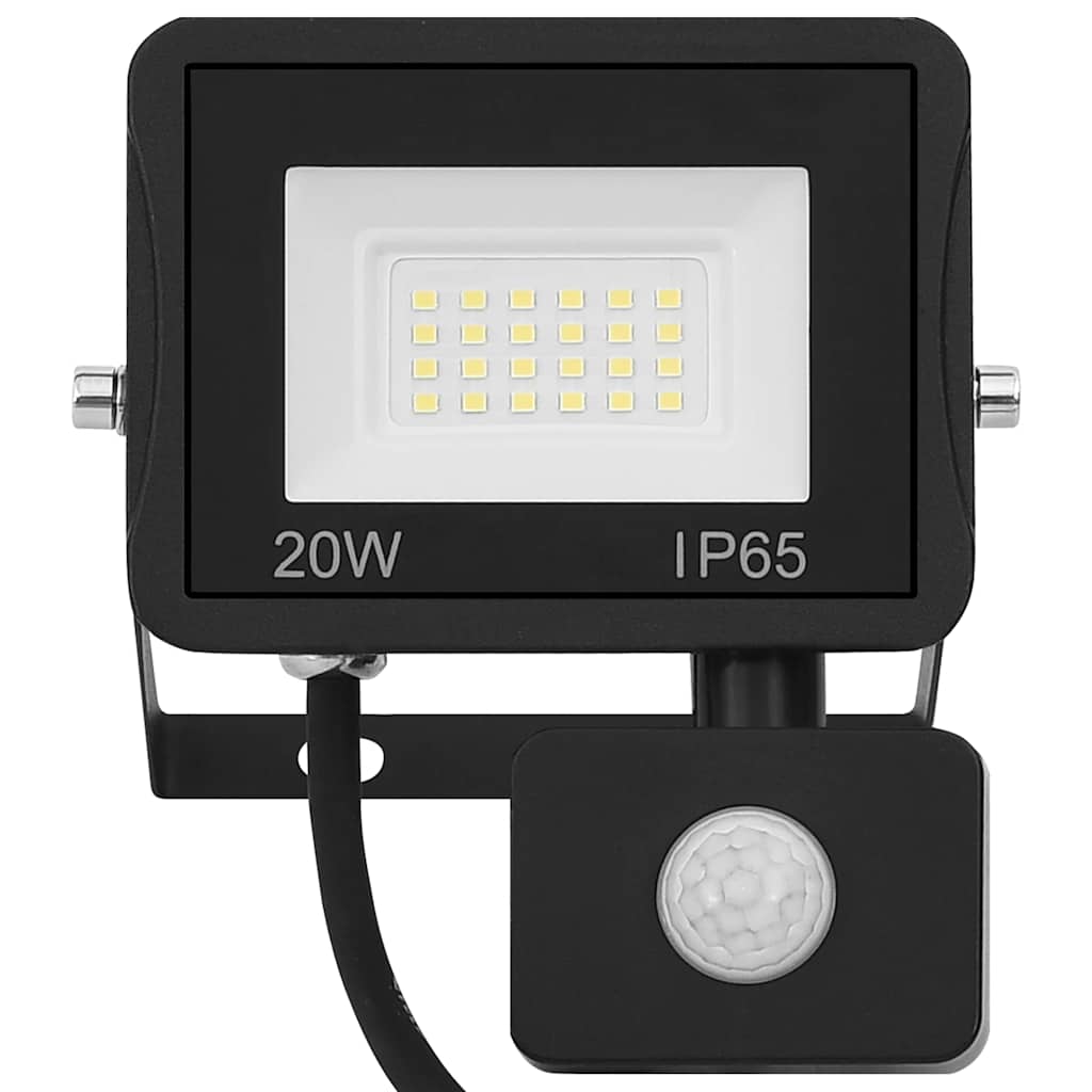 Faretto a LED con Sensore 20 W Bianco Freddo