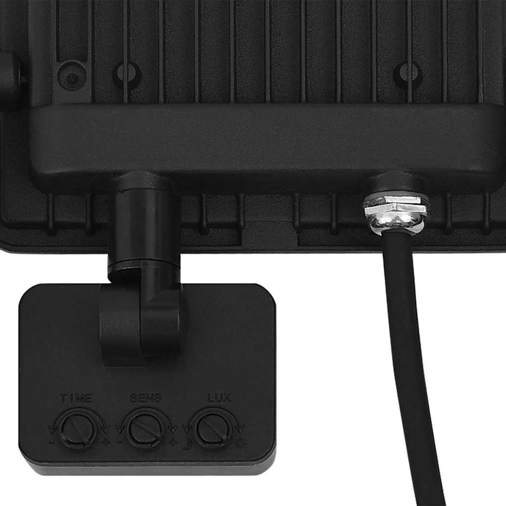 Faretto a LED con Sensore 30 W Bianco Caldo