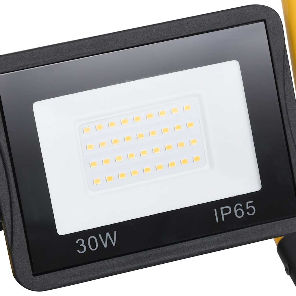 Faretto a LED con Maniglia 30 W Bianco Caldo