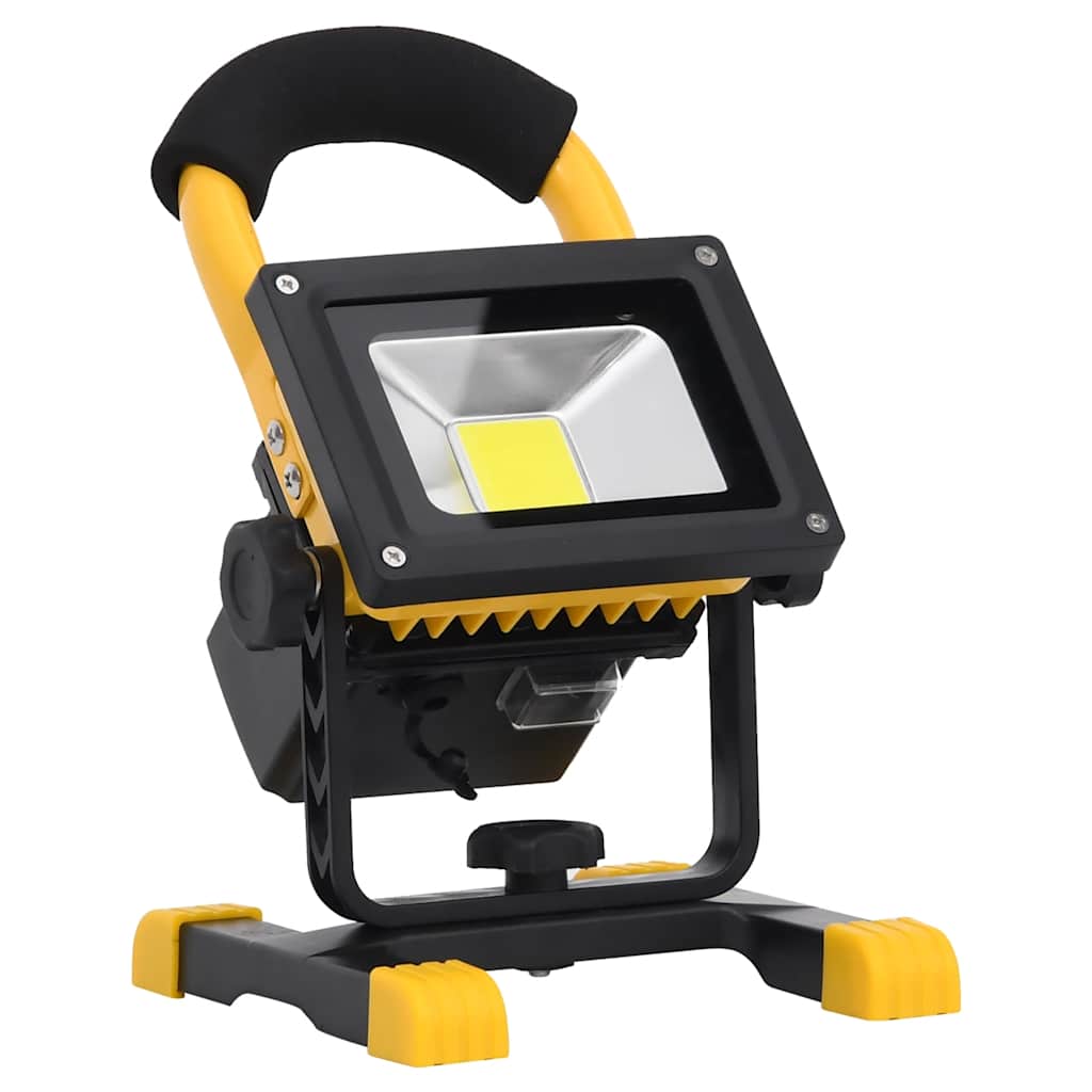 Faretto a LED Ricaricabile con Maniglia 20 W Bianco Freddo