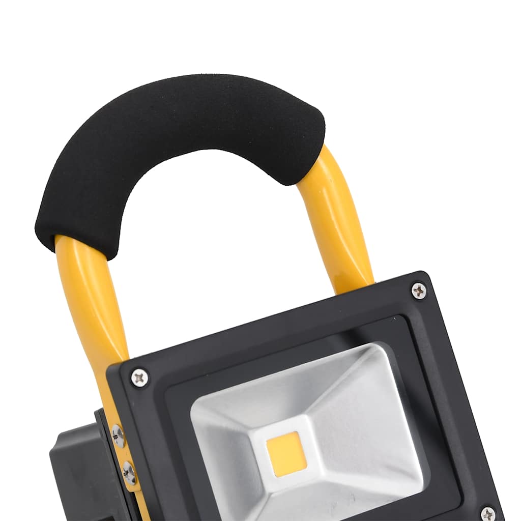 Faretto a LED Ricaricabile con Maniglia 20 W Bianco Freddo