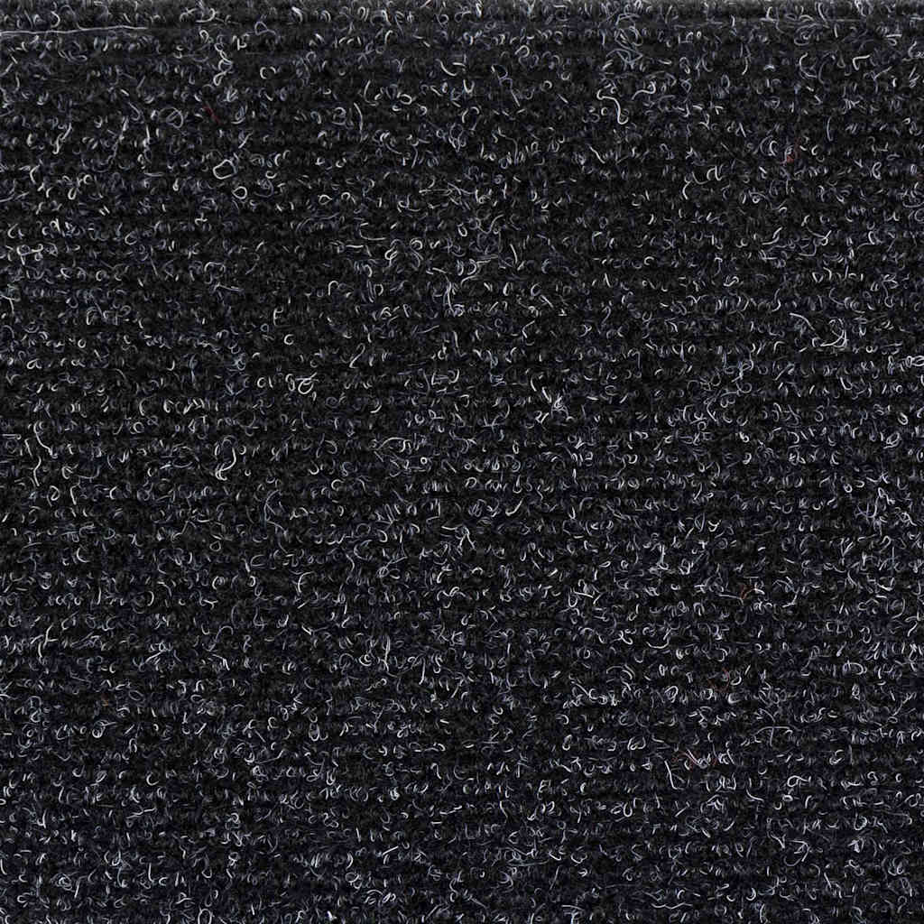 Tappetini per scale autoadesivi 10 pz 56x17x3 cm neri
