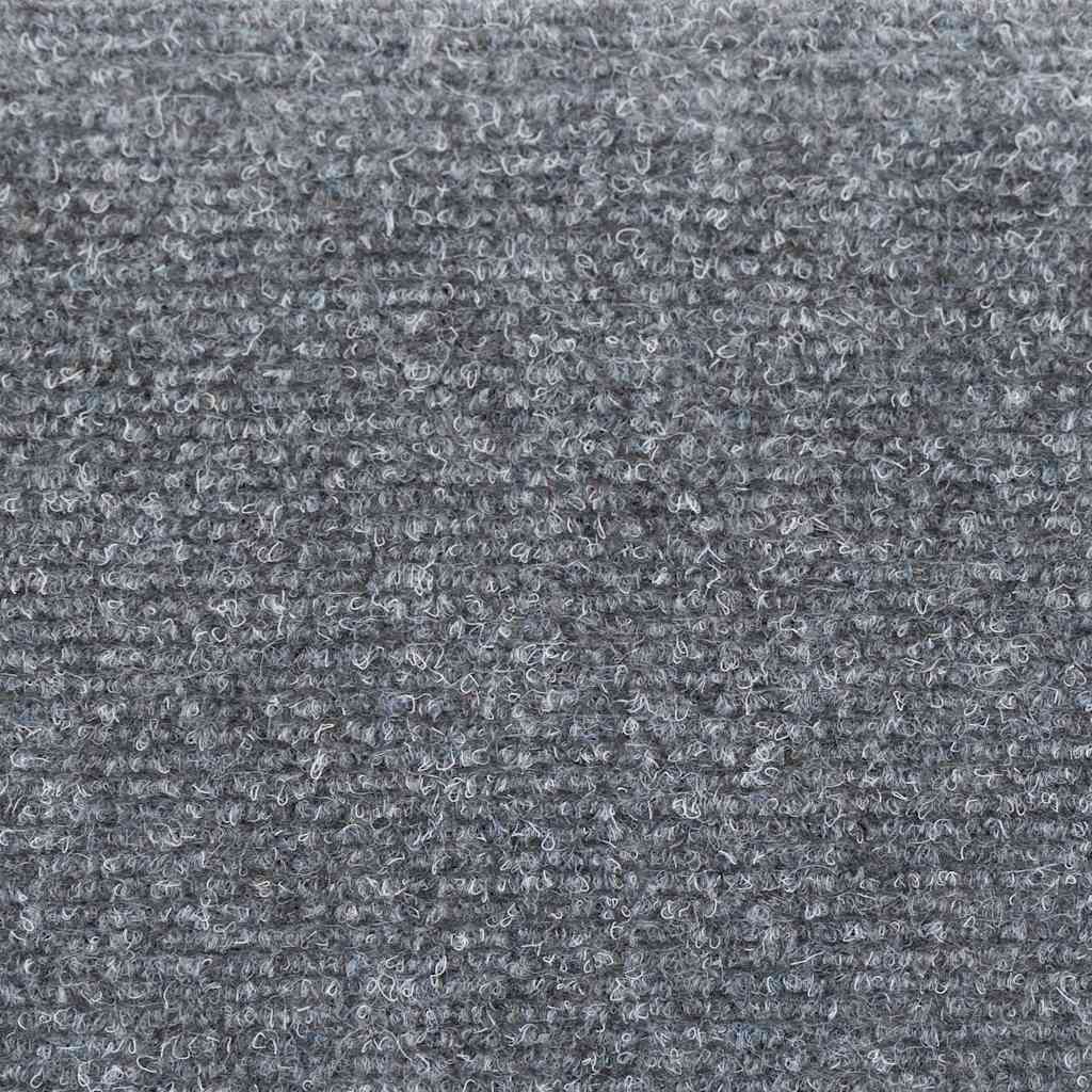 Tappetini per scale autoadesivi 5 pz 56x17x3 cm Grigio chiaro semicircolari