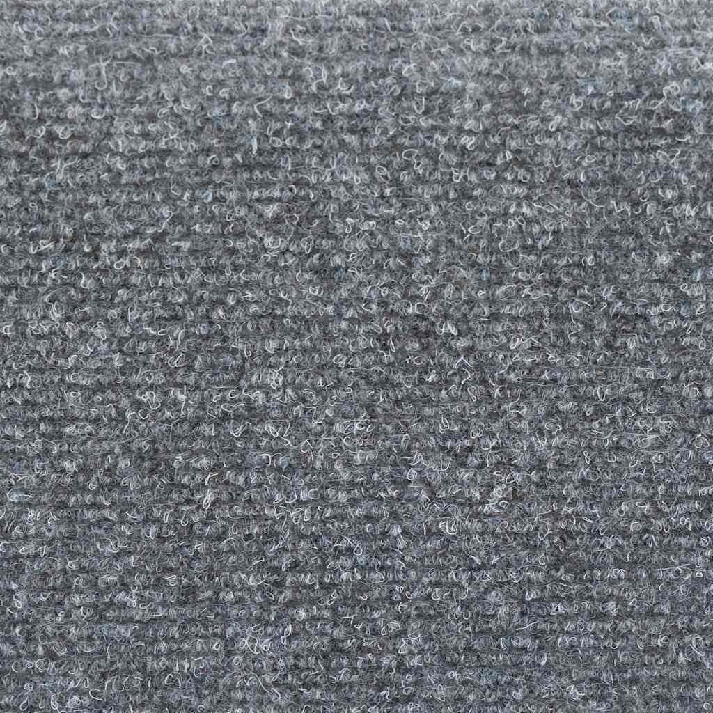 Tappetini per scale autoadesivi 10 pz 56x17x3 cm Grigio chiaro semicircolari