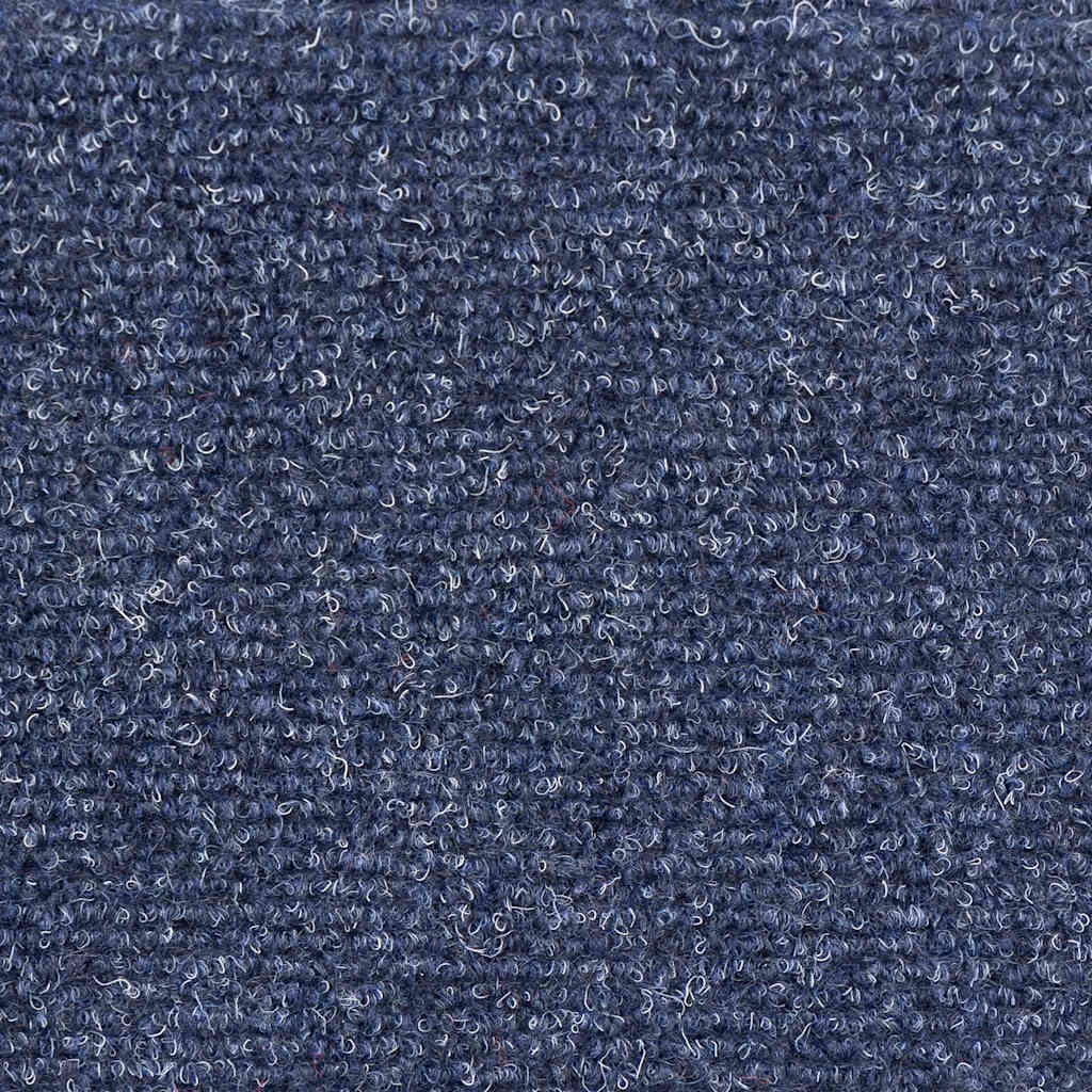 Tappetini per scale autoadesivi 5 pz 56x17x3 cm blu semicircolari