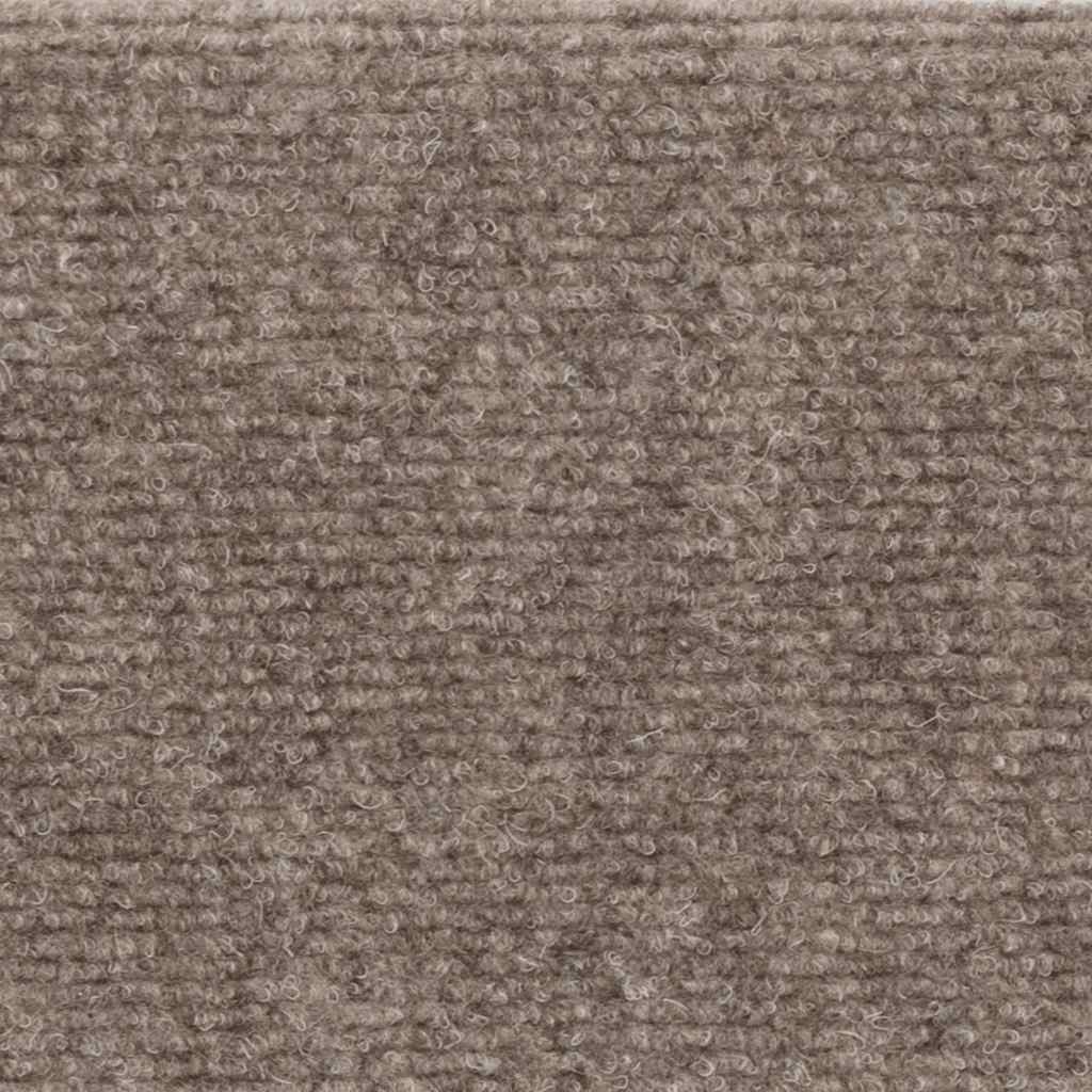 Tappetini per scale autoadesivi 5 pz 56x17x3 cm beige semicircolari