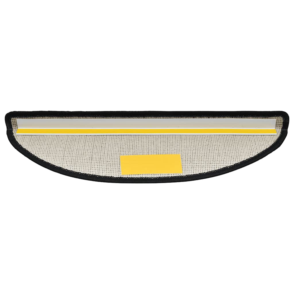Tappetini per scale 10 pz 56 x 17 x 3 cm Non-Slip Antracite