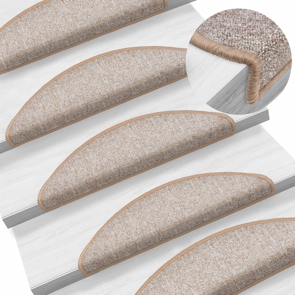 Tappetini per scale 10 pz 56 x 17 x 3 cm Non-Slip