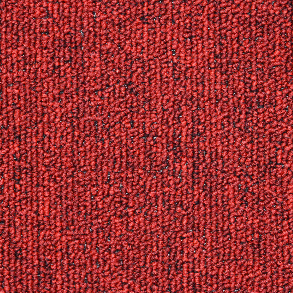 Tappetini per scale 10 pz 56 x 17 x 3 cm Non-Slip Rosso