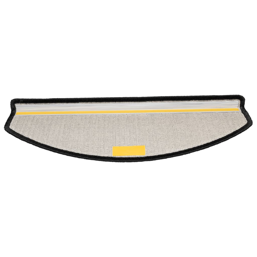 Tappetini per scale 10 pz 65 x 24 x 4 cm Non-Slip Antracite