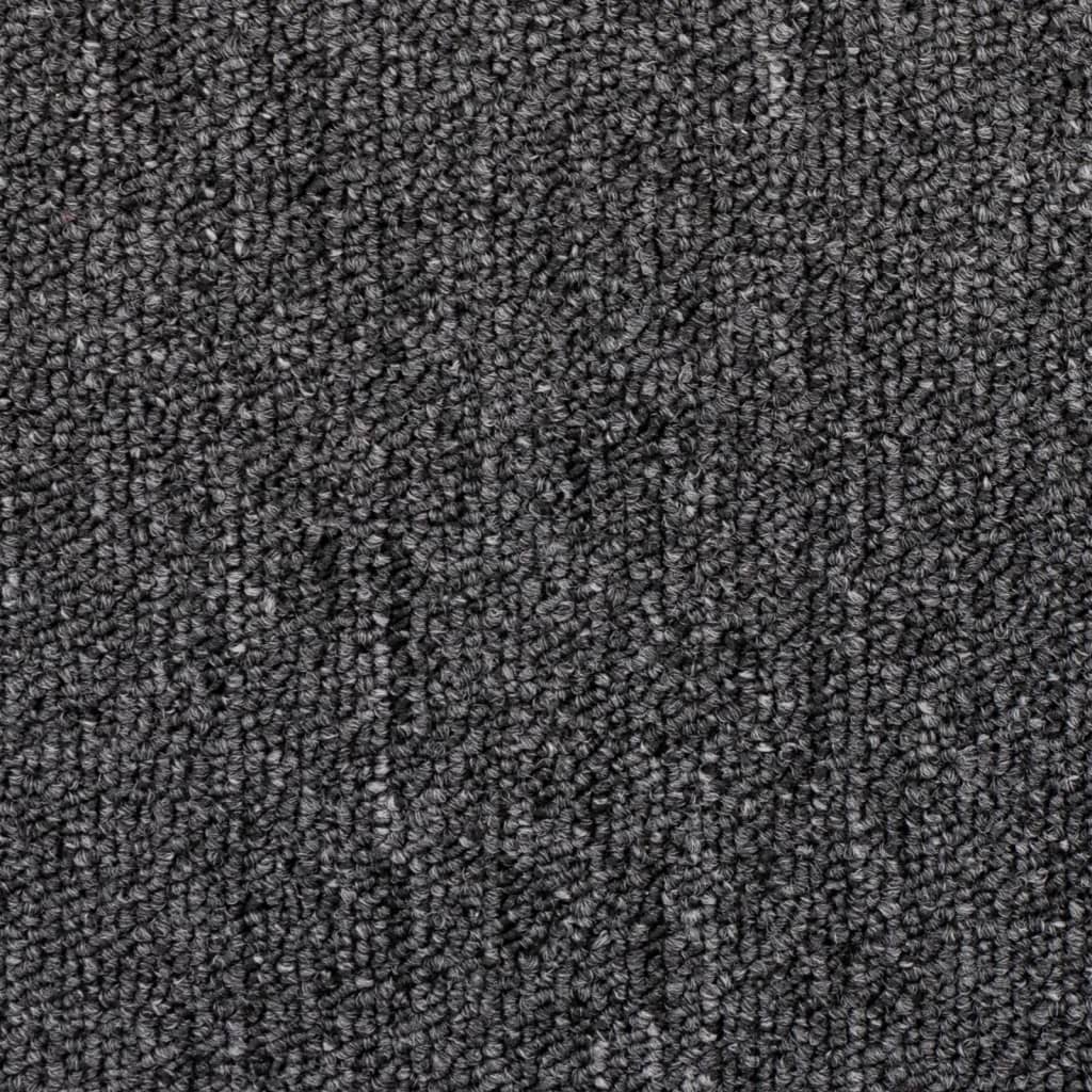 Tappetini per scale 10 pz 65 x 24 x 4 cm Non-Slip Antracite