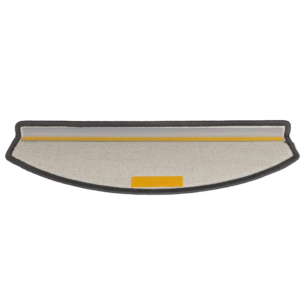 Tappetini per scale 10 pz 65 x 24 x 4 cm Non-Slip Grigio Scuro
