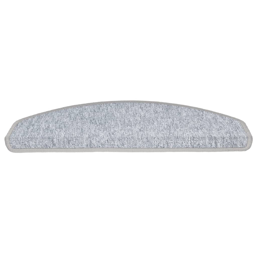 Tappetini per scale 10 pz 65 x 24 x 4 cm Grigio Chiaro