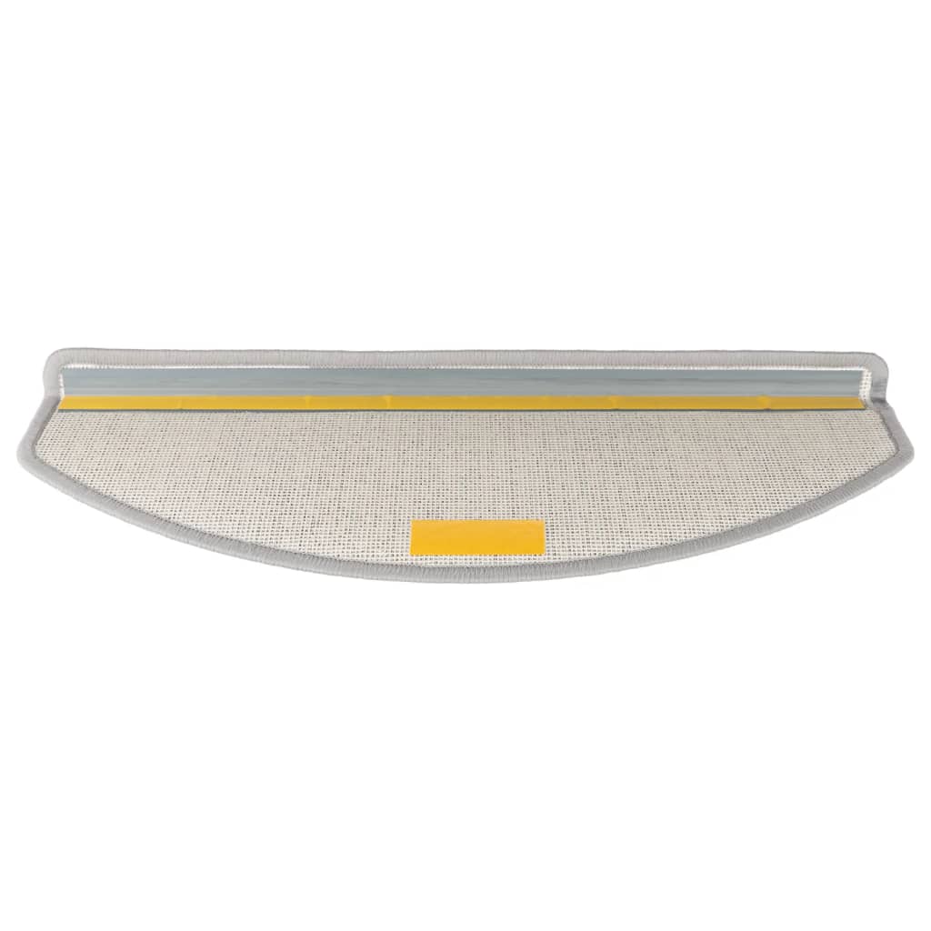 Tappetini per scale 10 pz 65 x 24 x 4 cm Grigio Chiaro