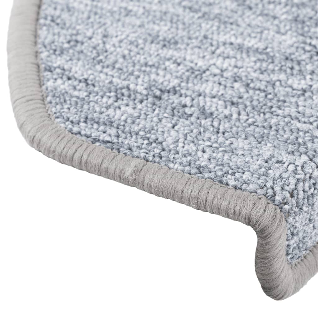Tappetini per scale 10 pz 65 x 24 x 4 cm Grigio Chiaro