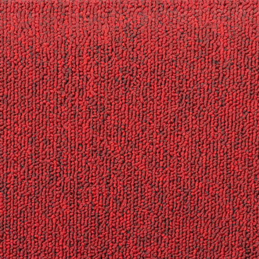 Tappetini per scale 10 pz 65 x 24 x 4 cm Non-Slip Rosso