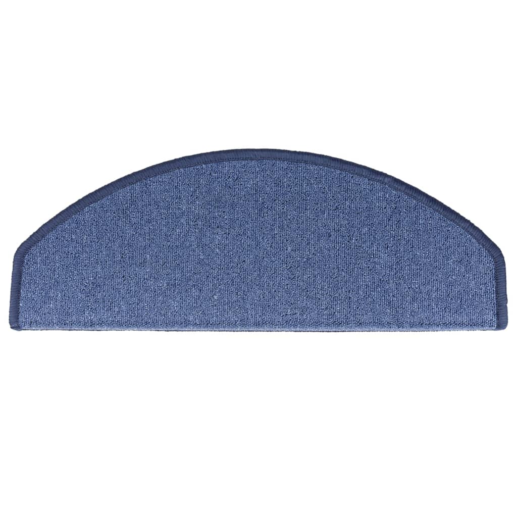 Tappetini per scale 10 pz 65 x 24 x 4 cm Non-Slip Blu