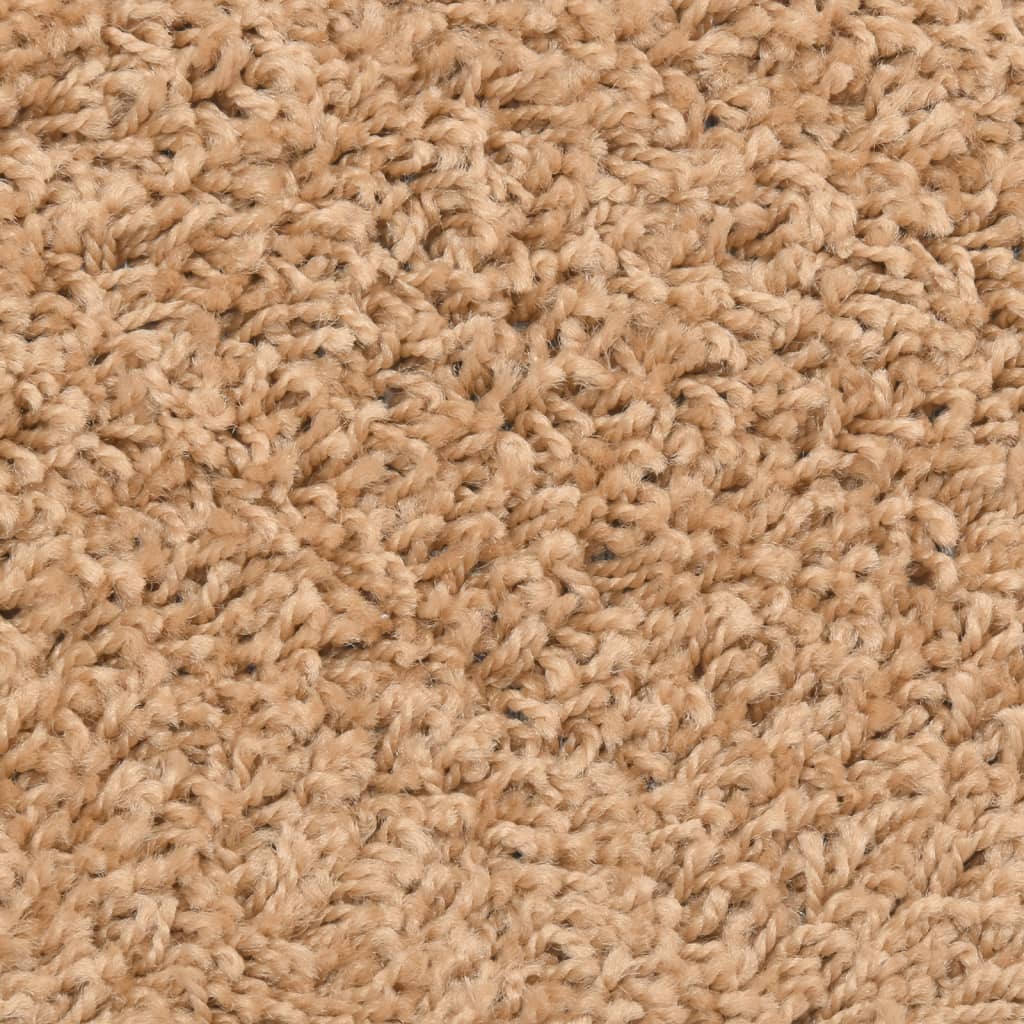 Tappetini per scale 10 pz 56x17x3 cm Beige Semicircolari