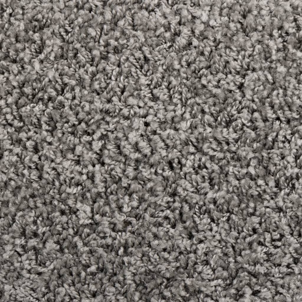 Tappetini per scale 10 pz 65x21x4 cm Grigio Semicircolari Grandi