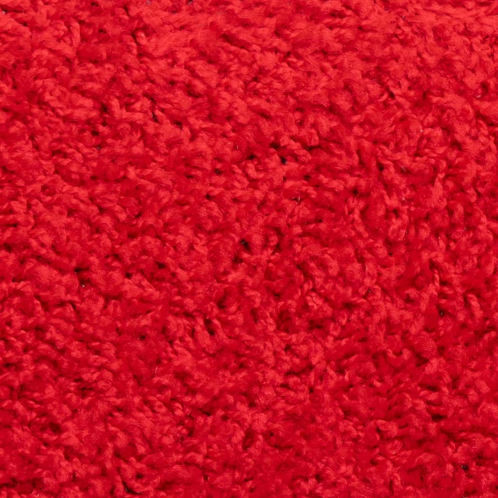 Tappetini per scale 10 pz 65x21x4 cm rossi semicircolari grandi