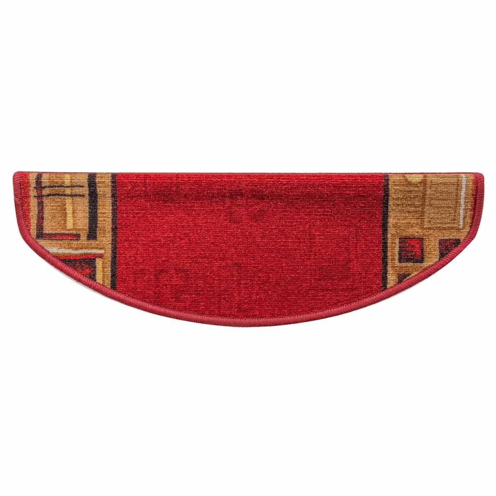 Tappetini per Scale Autoadesivi 10 pz 65x21x4 cm Rossi