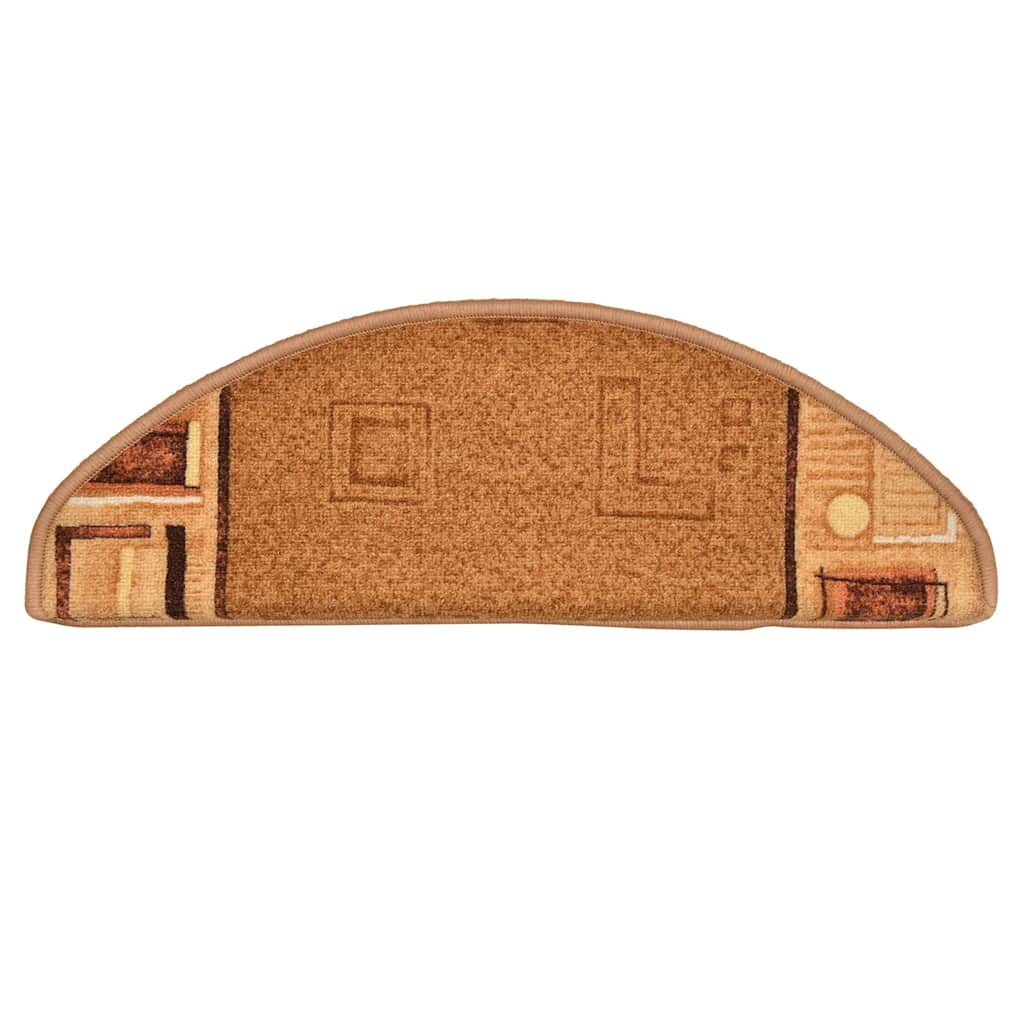 Tappetini per Scale Autoadesivi 5 pz 65x21x4 cm Beige