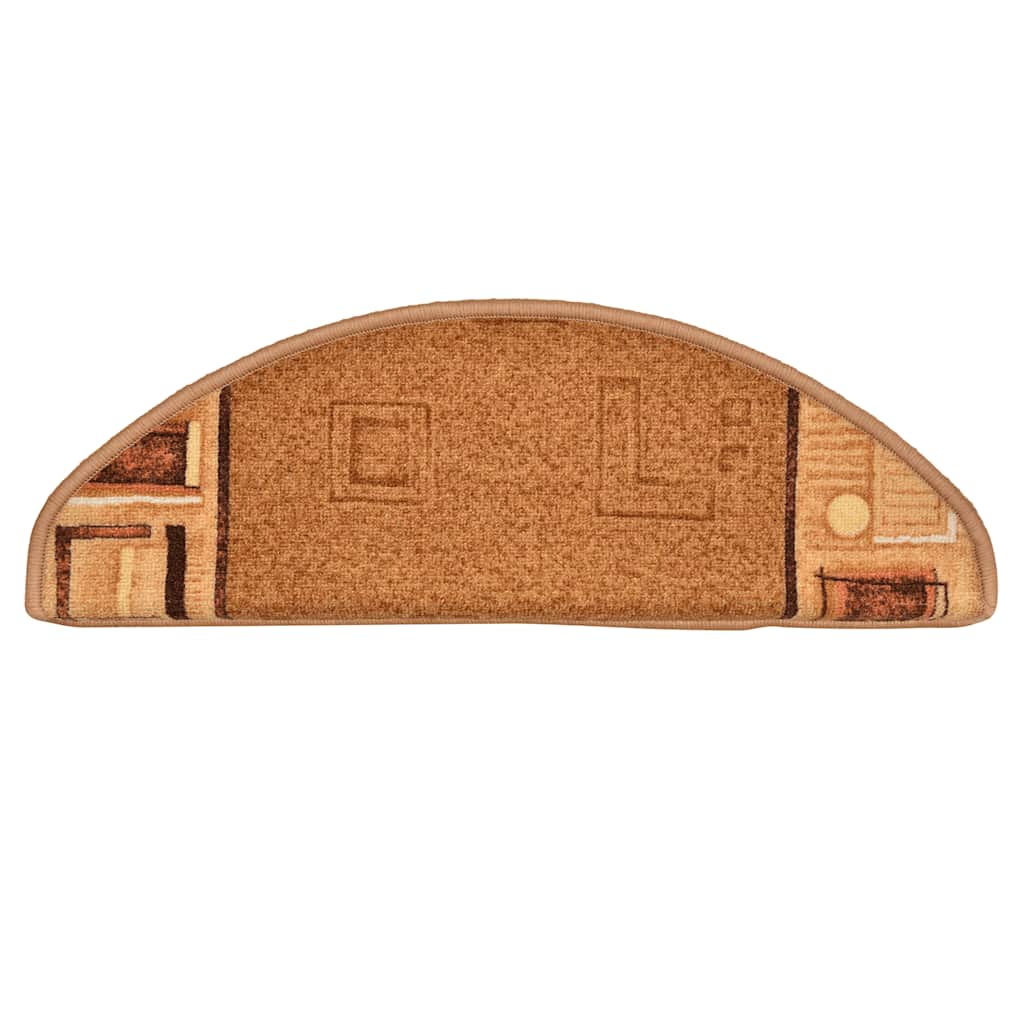 Tappetini per Scale Autoadesivi 10 pz 65x21x4 cm Beige