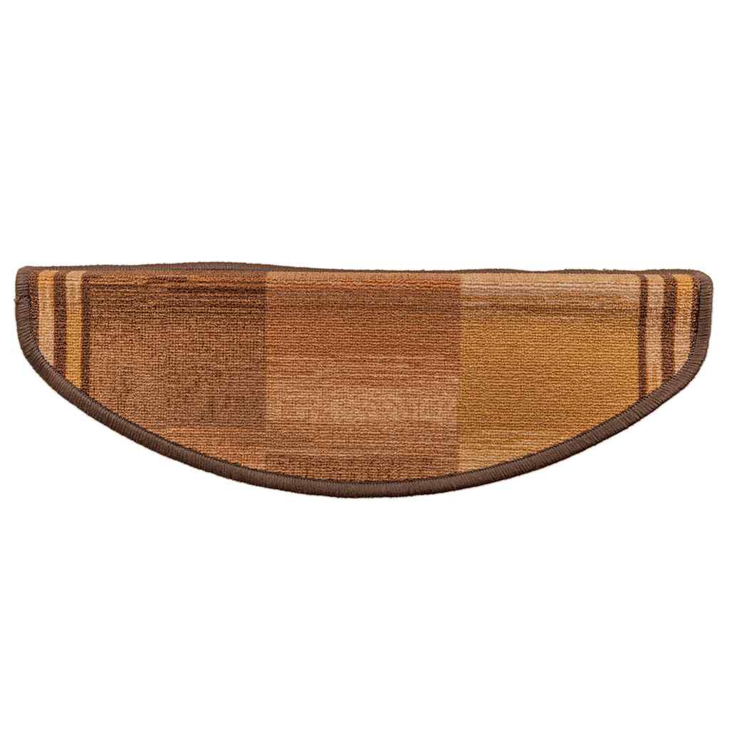 Tappetini per Scale Autoadesivi 5 pz 65x21x4 cm Marroni